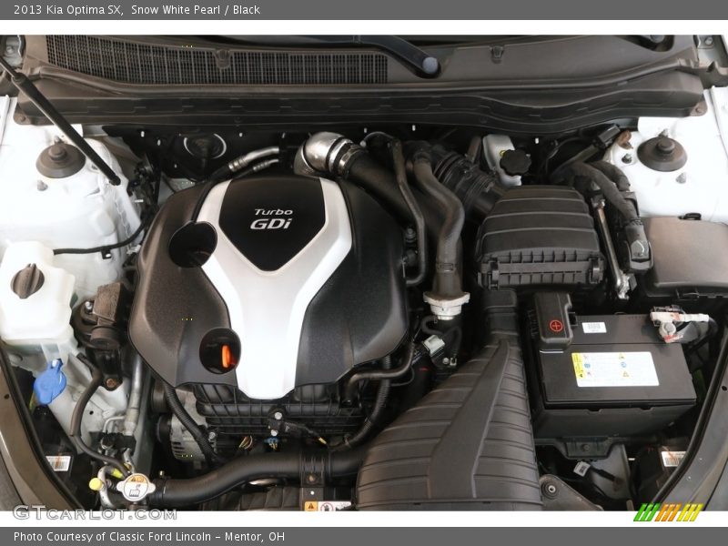 Snow White Pearl / Black 2013 Kia Optima SX