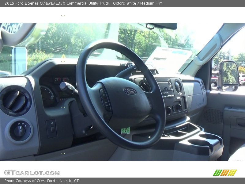 Oxford White / Medium Flint 2019 Ford E Series Cutaway E350 Commercial Utility Truck