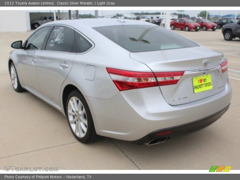 Classic Silver Metallic / Light Gray 2013 Toyota Avalon Limited