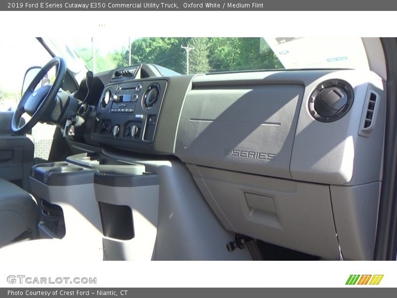 Oxford White / Medium Flint 2019 Ford E Series Cutaway E350 Commercial Utility Truck