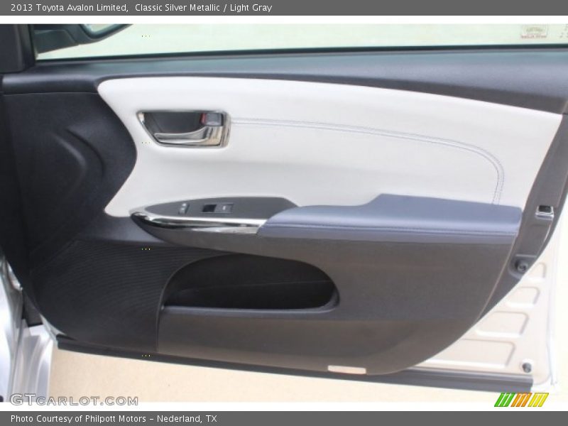 Classic Silver Metallic / Light Gray 2013 Toyota Avalon Limited