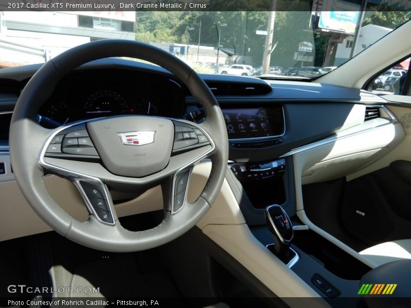 Dark Granite Metallic / Cirrus 2017 Cadillac XT5 Premium Luxury
