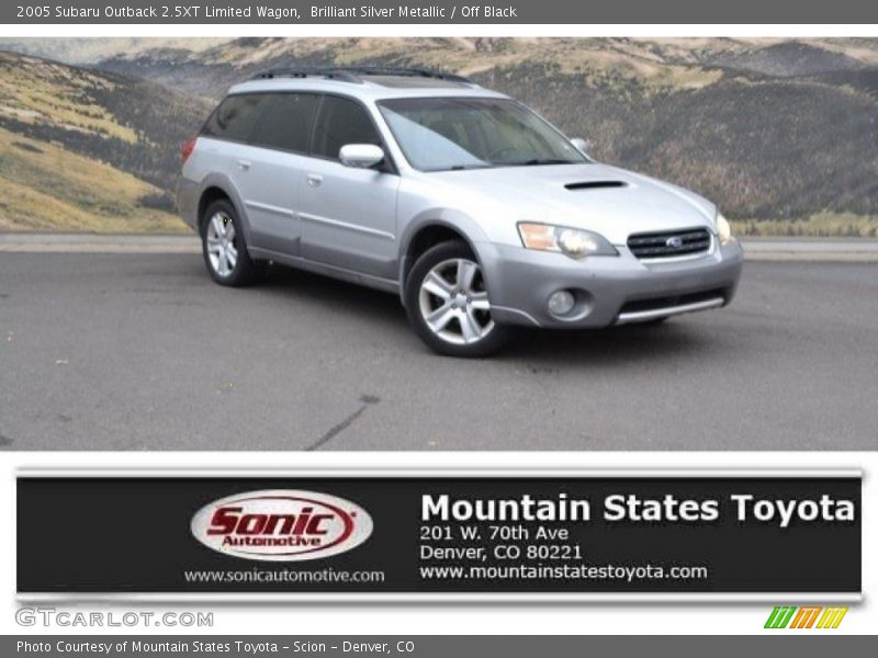 Brilliant Silver Metallic / Off Black 2005 Subaru Outback 2.5XT Limited Wagon