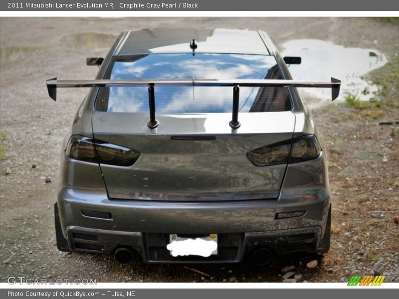 Graphite Gray Pearl / Black 2011 Mitsubishi Lancer Evolution MR