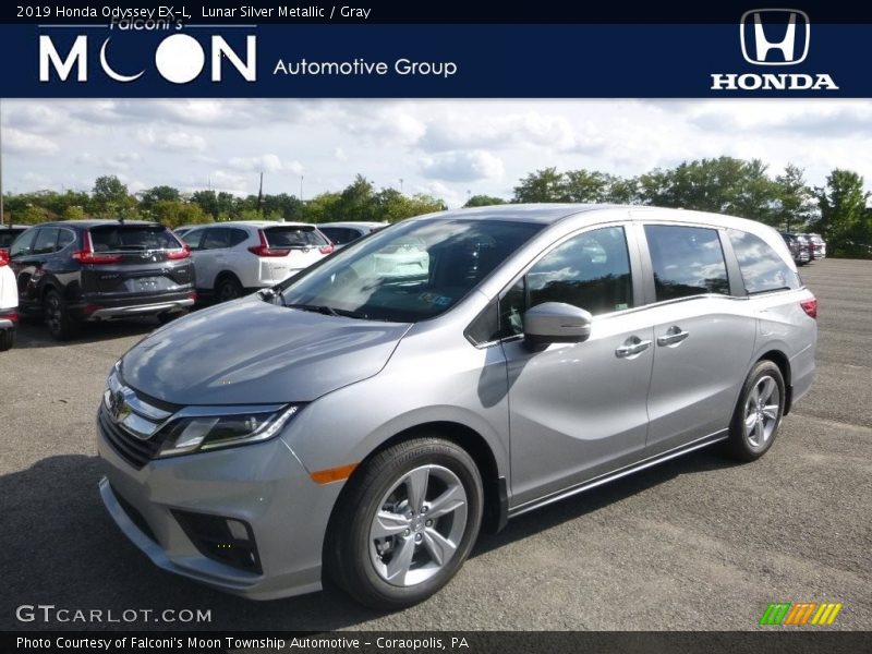 Lunar Silver Metallic / Gray 2019 Honda Odyssey EX-L
