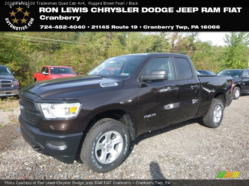 Front 3/4 View of 2019 1500 Tradesman Quad Cab 4x4