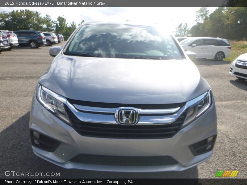 Lunar Silver Metallic / Gray 2019 Honda Odyssey EX-L