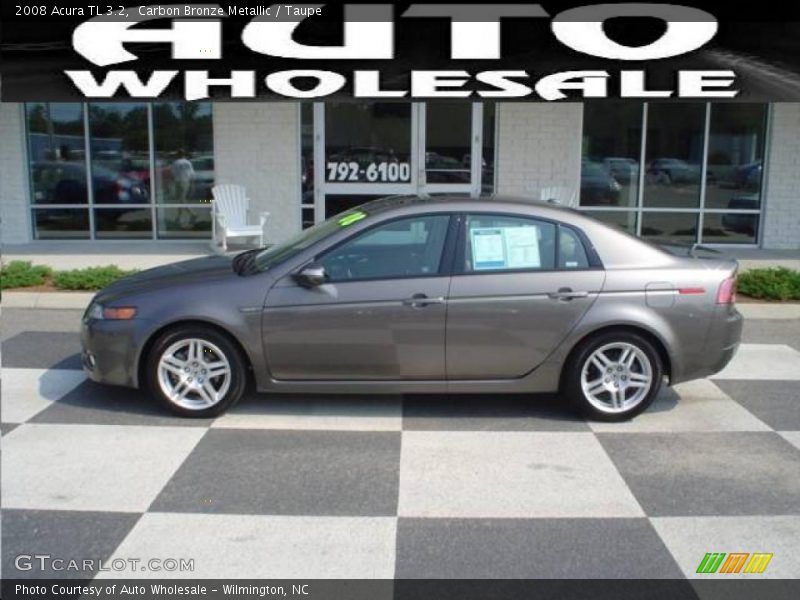 Carbon Bronze Metallic / Taupe 2008 Acura TL 3.2