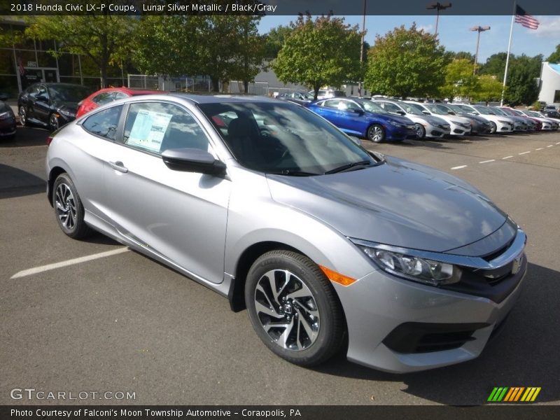 Front 3/4 View of 2018 Civic LX-P Coupe
