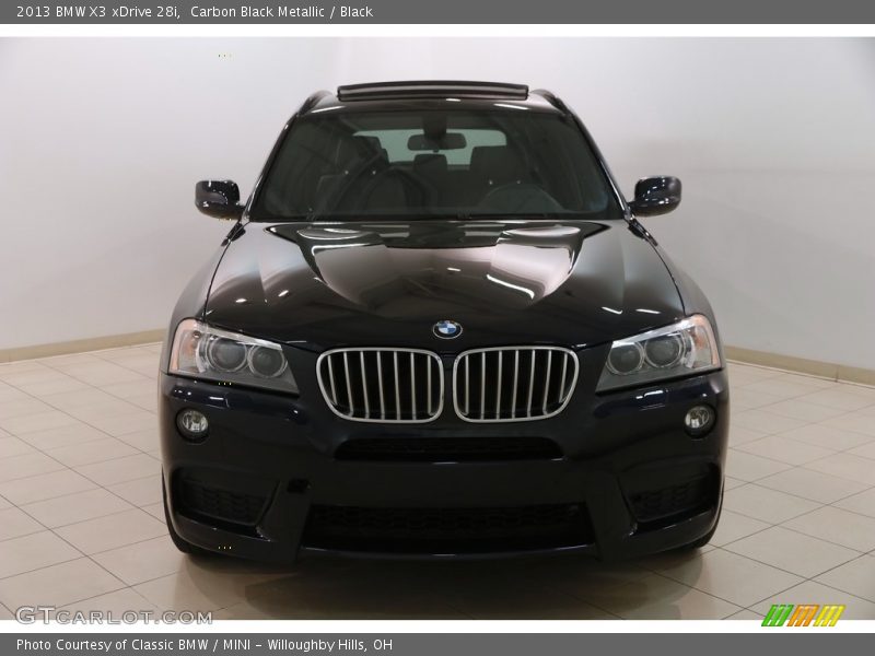 Carbon Black Metallic / Black 2013 BMW X3 xDrive 28i
