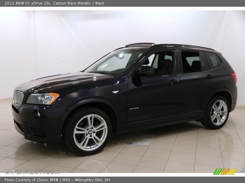 Carbon Black Metallic / Black 2013 BMW X3 xDrive 28i