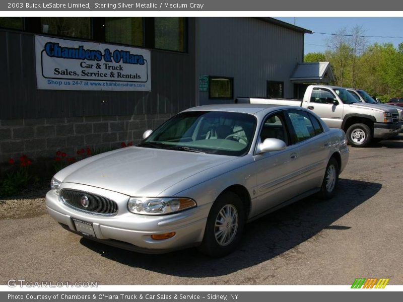 Sterling Silver Metallic / Medium Gray 2003 Buick LeSabre Limited