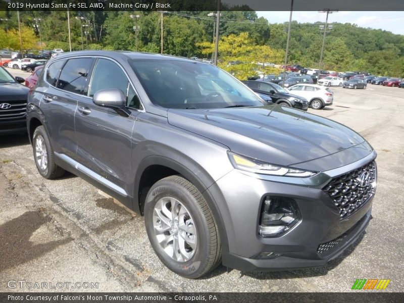 Front 3/4 View of 2019 Santa Fe SEL AWD