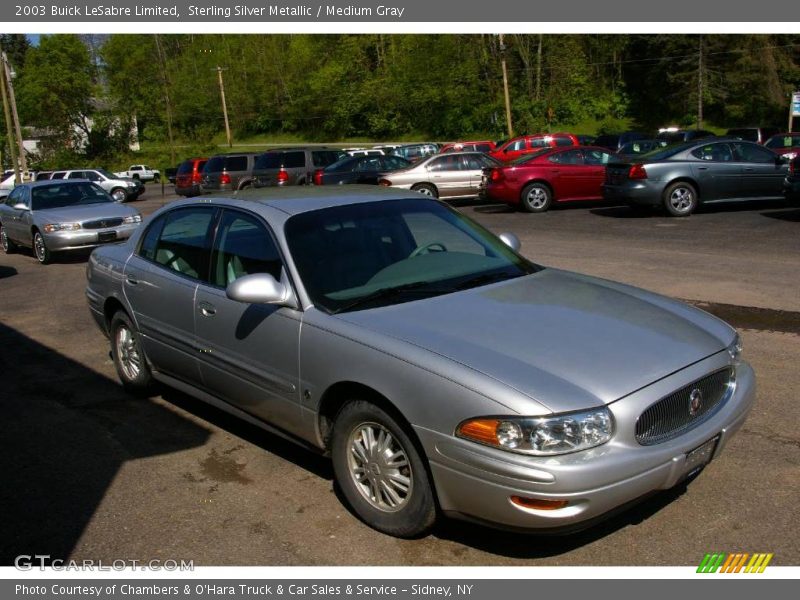 Sterling Silver Metallic / Medium Gray 2003 Buick LeSabre Limited