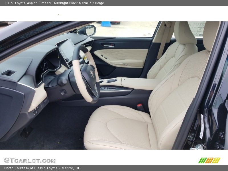 Midnight Black Metallic / Beige 2019 Toyota Avalon Limited