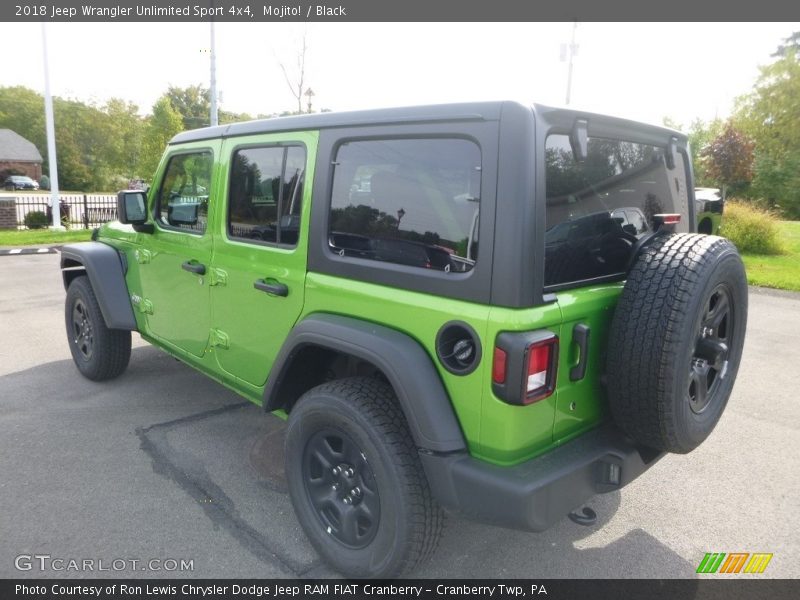 Mojito! / Black 2018 Jeep Wrangler Unlimited Sport 4x4