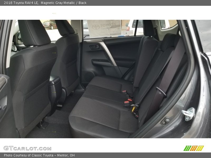 Magnetic Gray Metallic / Black 2018 Toyota RAV4 LE
