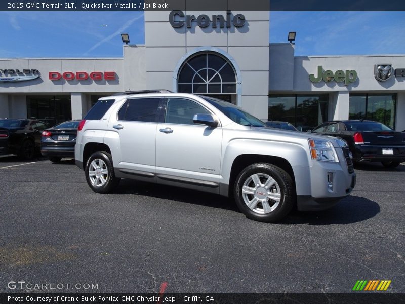 Quicksilver Metallic / Jet Black 2015 GMC Terrain SLT