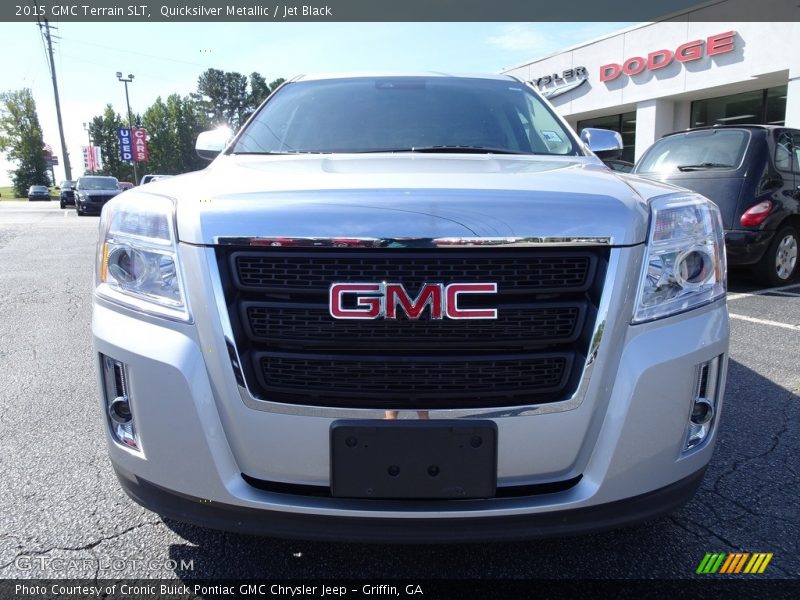 Quicksilver Metallic / Jet Black 2015 GMC Terrain SLT