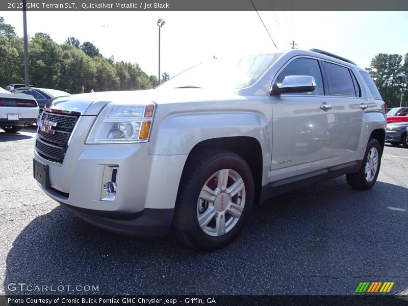 Quicksilver Metallic / Jet Black 2015 GMC Terrain SLT