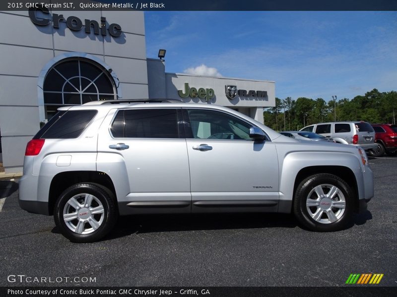 Quicksilver Metallic / Jet Black 2015 GMC Terrain SLT