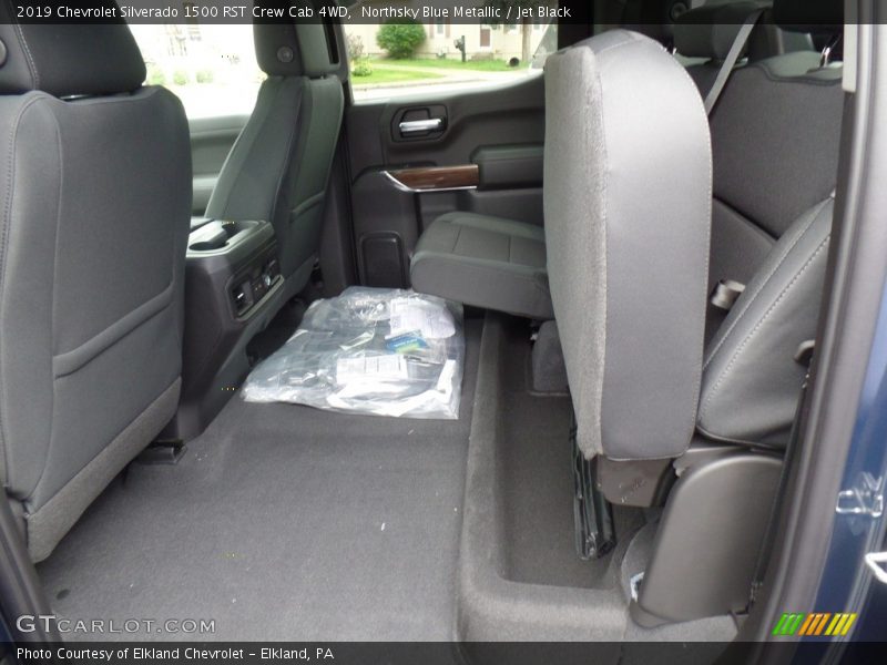 Northsky Blue Metallic / Jet Black 2019 Chevrolet Silverado 1500 RST Crew Cab 4WD
