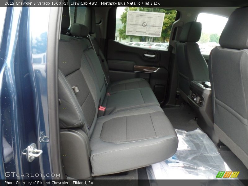Northsky Blue Metallic / Jet Black 2019 Chevrolet Silverado 1500 RST Crew Cab 4WD