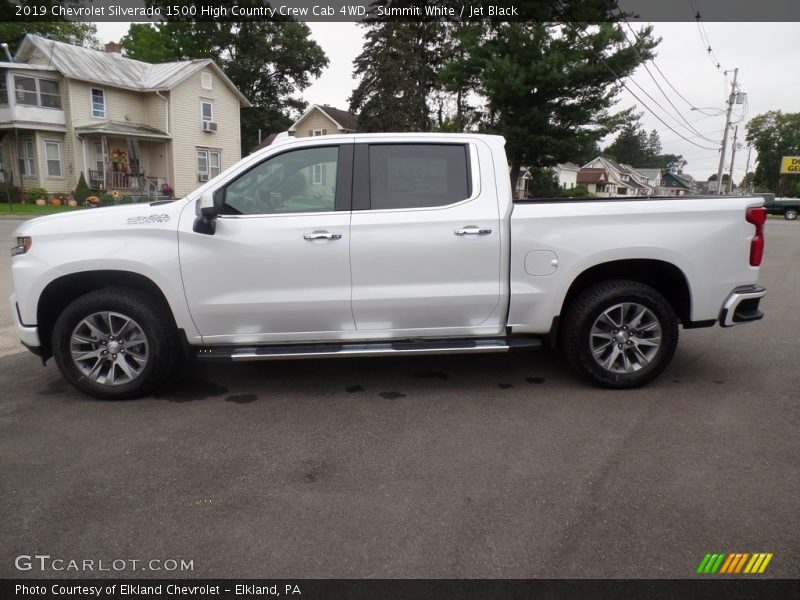 Summit White / Jet Black 2019 Chevrolet Silverado 1500 High Country Crew Cab 4WD
