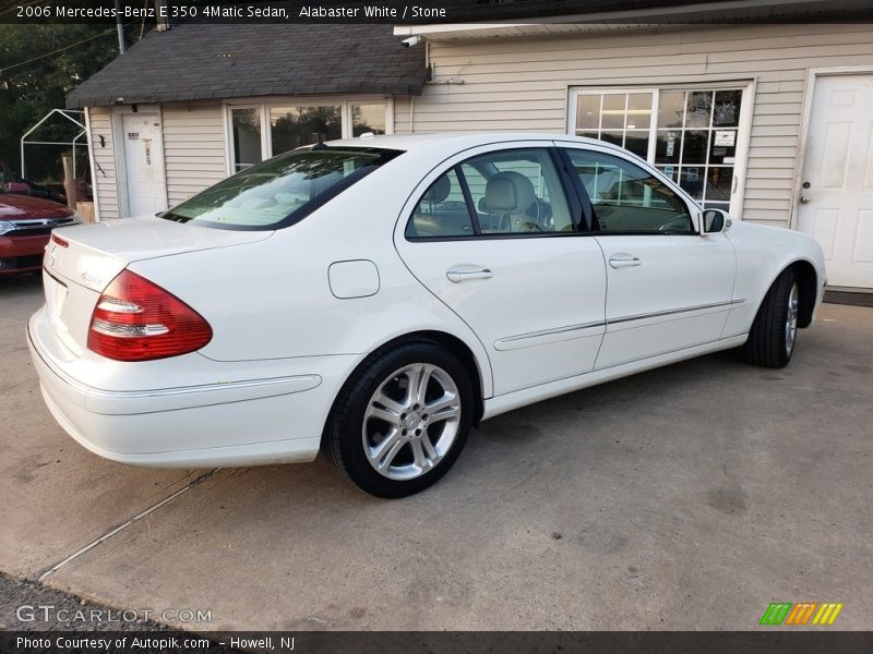 Alabaster White / Stone 2006 Mercedes-Benz E 350 4Matic Sedan