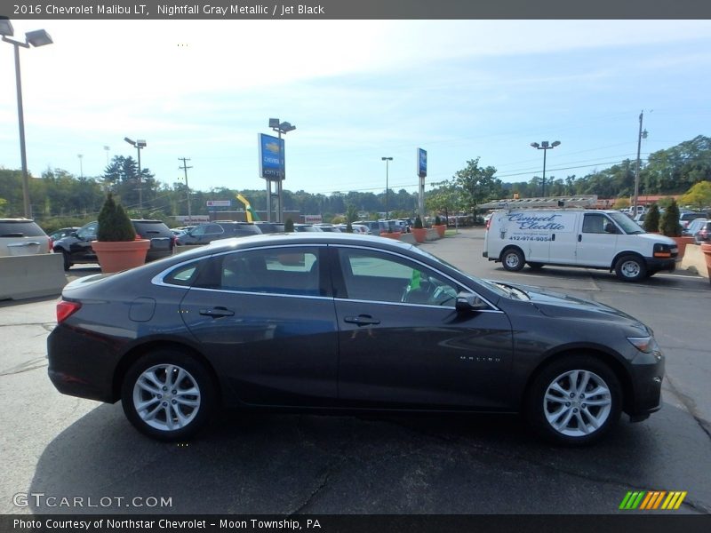 Nightfall Gray Metallic / Jet Black 2016 Chevrolet Malibu LT