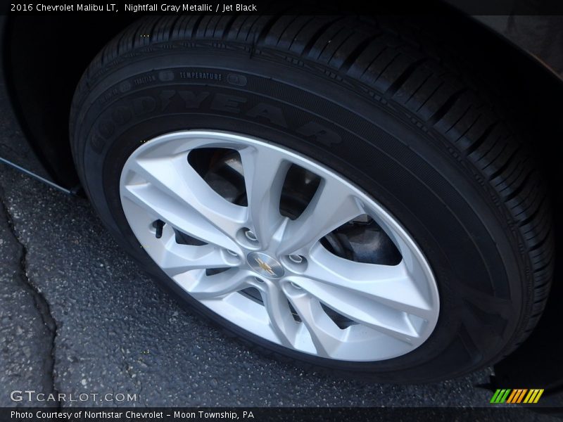 Nightfall Gray Metallic / Jet Black 2016 Chevrolet Malibu LT