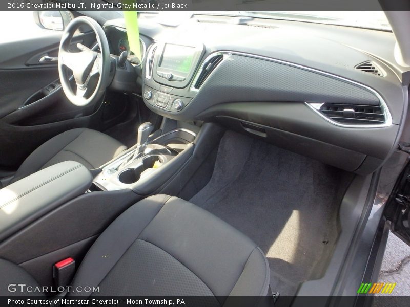 Nightfall Gray Metallic / Jet Black 2016 Chevrolet Malibu LT