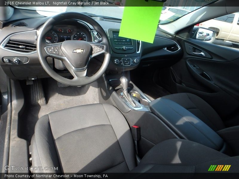 Nightfall Gray Metallic / Jet Black 2016 Chevrolet Malibu LT