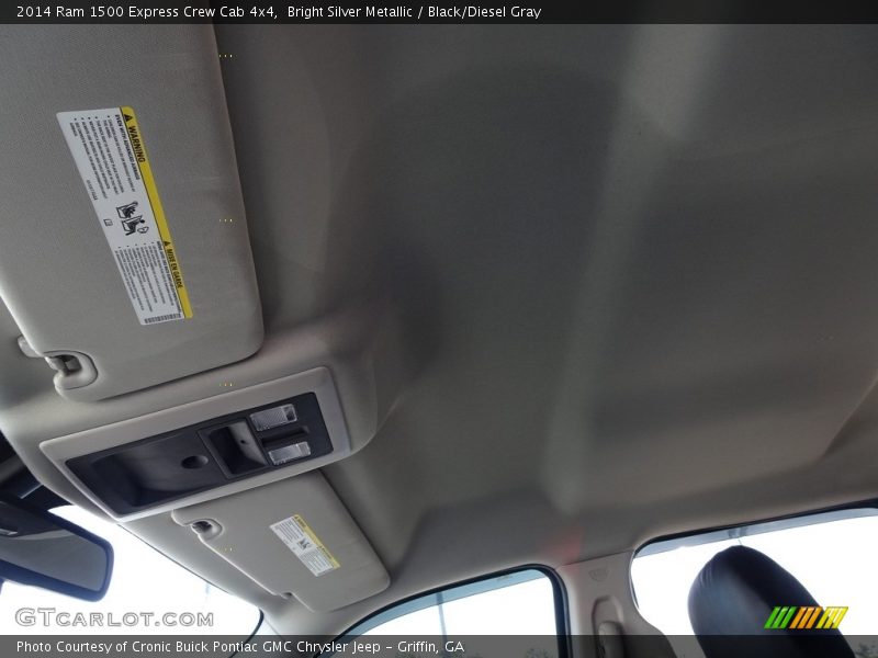 Bright Silver Metallic / Black/Diesel Gray 2014 Ram 1500 Express Crew Cab 4x4