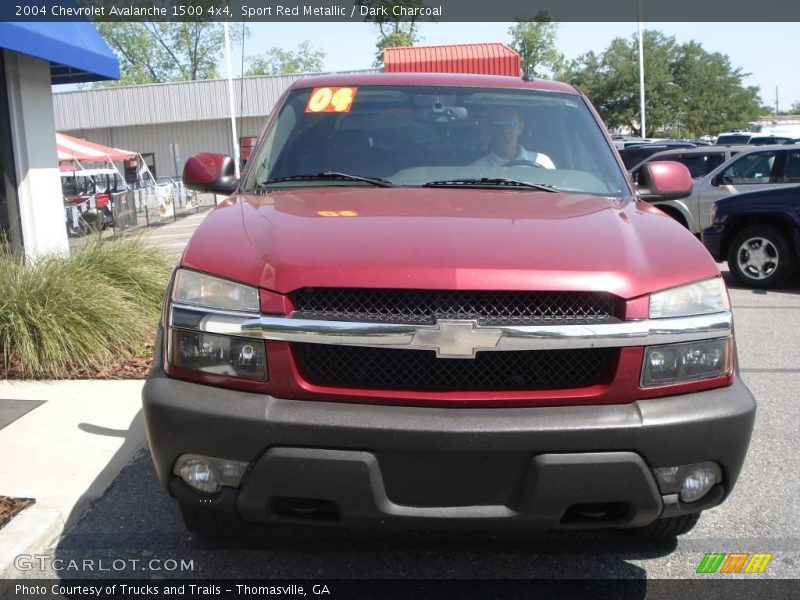 Sport Red Metallic / Dark Charcoal 2004 Chevrolet Avalanche 1500 4x4