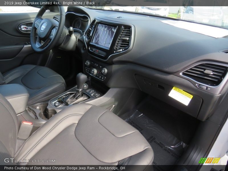 Bright White / Black 2019 Jeep Cherokee Limited 4x4