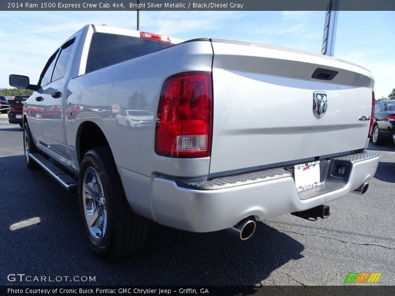 Bright Silver Metallic / Black/Diesel Gray 2014 Ram 1500 Express Crew Cab 4x4