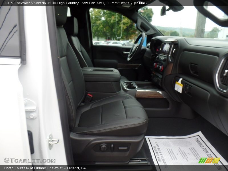 Summit White / Jet Black 2019 Chevrolet Silverado 1500 High Country Crew Cab 4WD