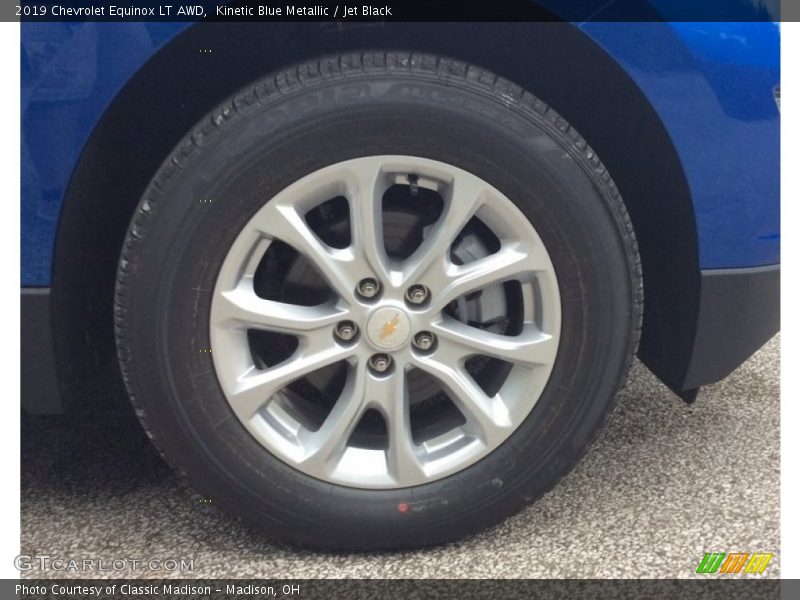 Kinetic Blue Metallic / Jet Black 2019 Chevrolet Equinox LT AWD