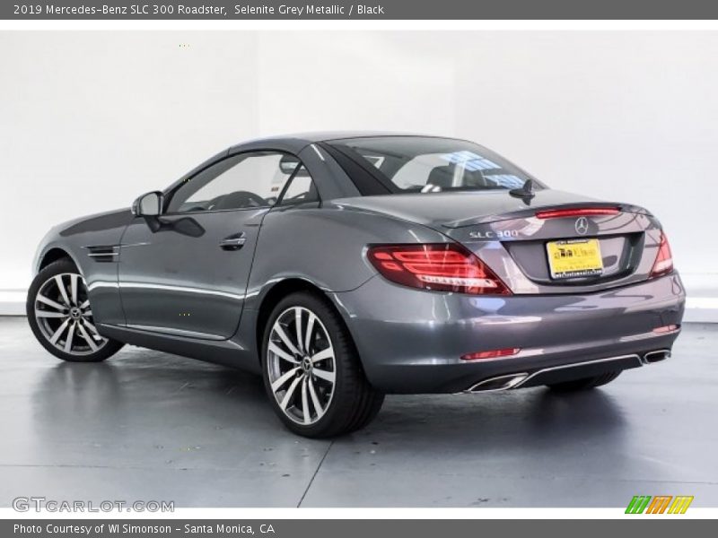 Selenite Grey Metallic / Black 2019 Mercedes-Benz SLC 300 Roadster