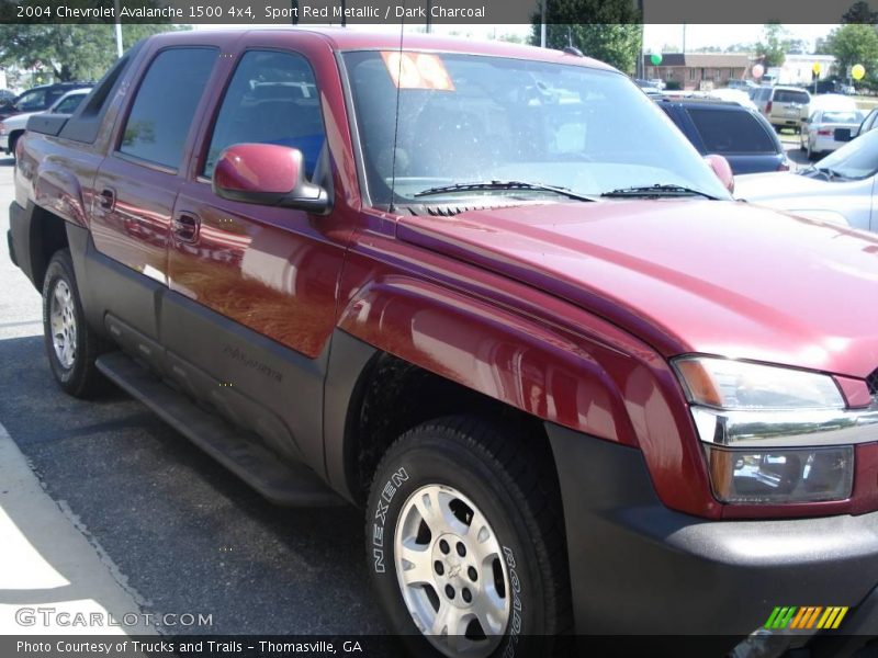 Sport Red Metallic / Dark Charcoal 2004 Chevrolet Avalanche 1500 4x4