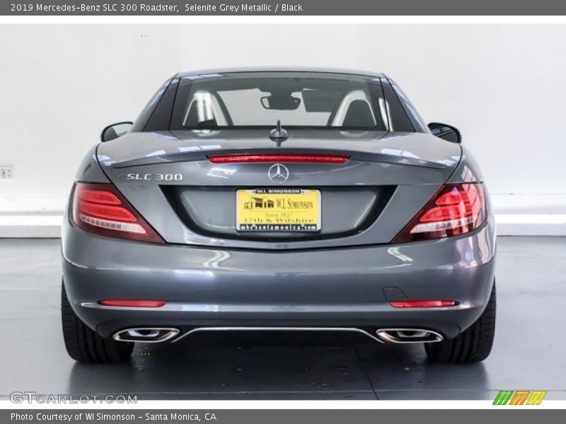 Selenite Grey Metallic / Black 2019 Mercedes-Benz SLC 300 Roadster