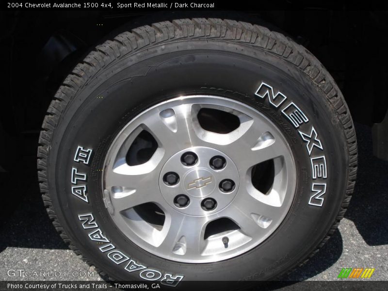 Sport Red Metallic / Dark Charcoal 2004 Chevrolet Avalanche 1500 4x4