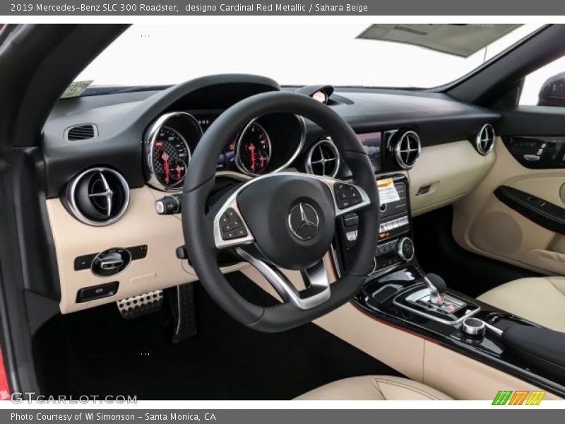 Dashboard of 2019 SLC 300 Roadster