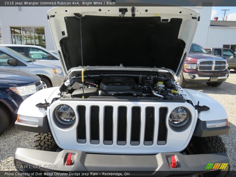 Bright White / Black 2018 Jeep Wrangler Unlimited Rubicon 4x4