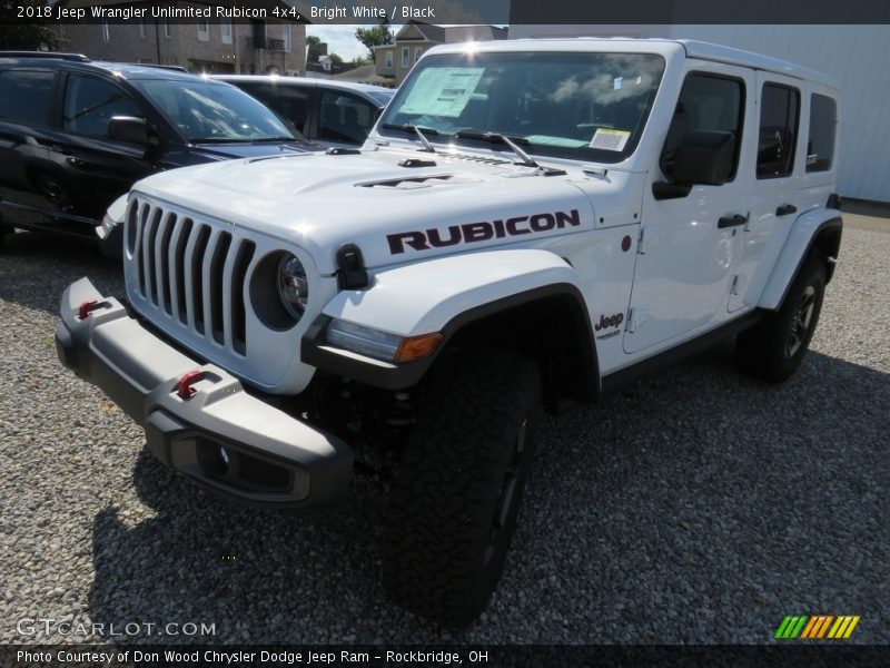 Bright White / Black 2018 Jeep Wrangler Unlimited Rubicon 4x4