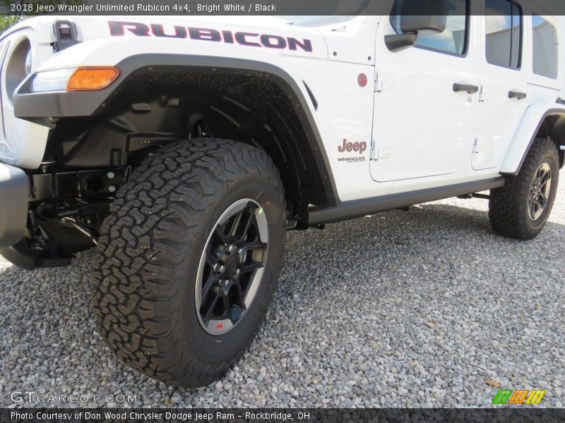 Bright White / Black 2018 Jeep Wrangler Unlimited Rubicon 4x4