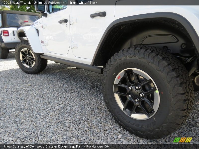 Bright White / Black 2018 Jeep Wrangler Unlimited Rubicon 4x4