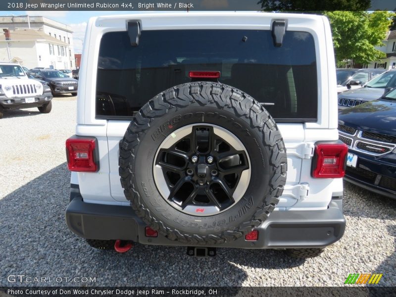 Bright White / Black 2018 Jeep Wrangler Unlimited Rubicon 4x4