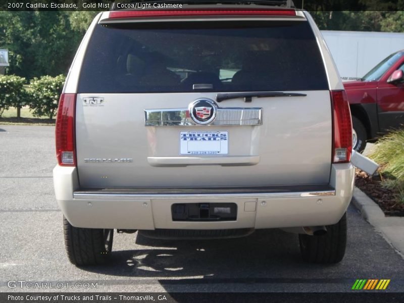 Gold Mist / Cocoa/Light Cashmere 2007 Cadillac Escalade